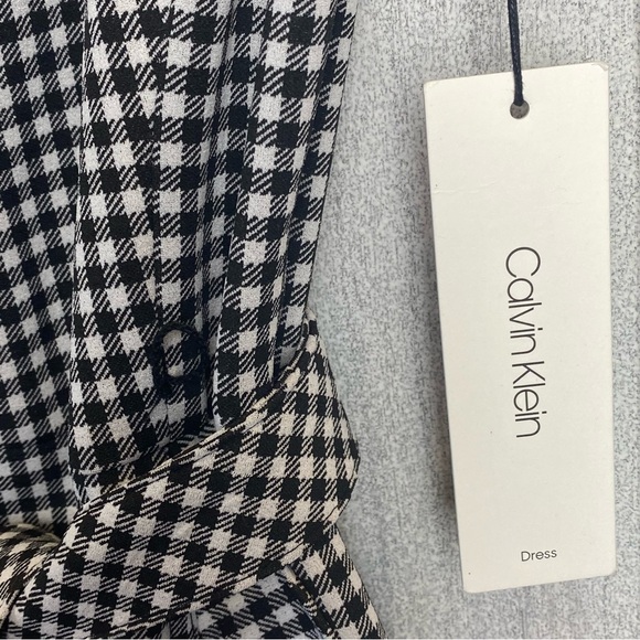 Calvin Klein Checkered Ruffle Dress - Picture 12 of 13